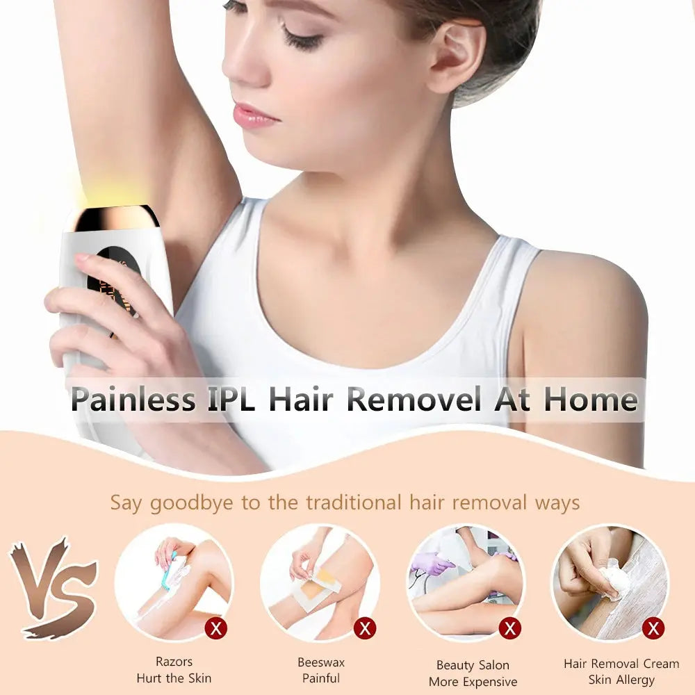Laser Epilator IPL Hair Removal For Women Body Bikini Facial 990000 Flashes Permanant Painless IPL Hair Remover Laser Epilator NNOS
