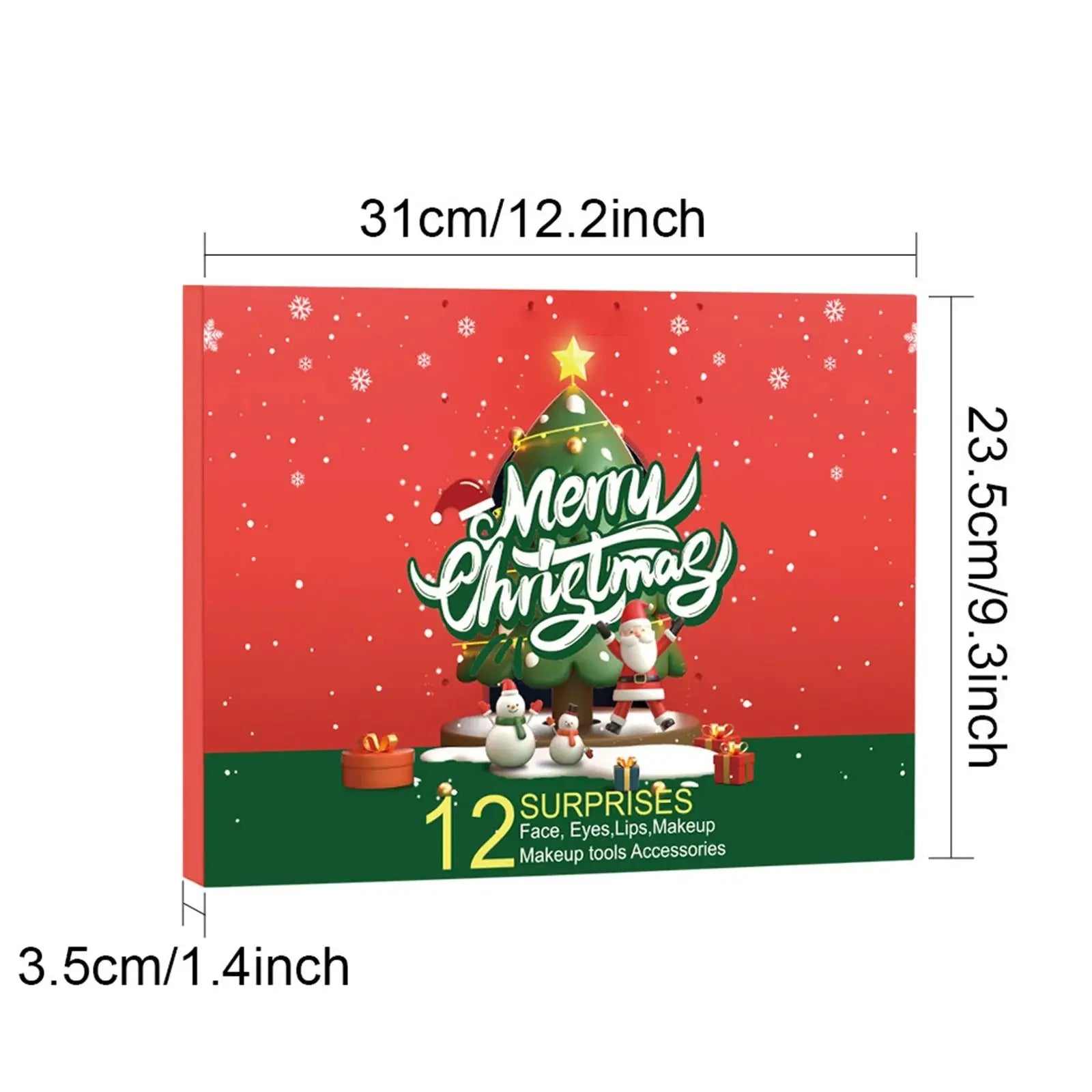 Christmas Countdown Calendar Surprise Blind Box Girls Makeup Skincare Gift Box Christmas Countdown Calendar Beauty Care Set NNOS
