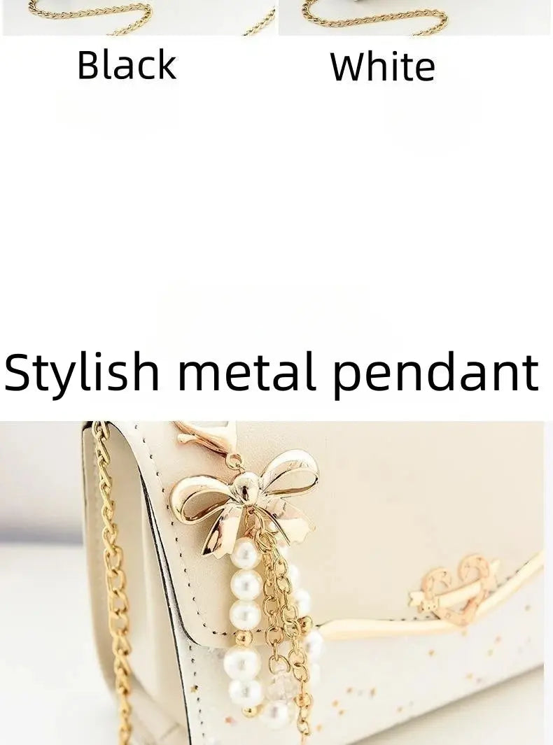 Glam Chic Mini Crossbody Bag – Sparkling Sequin Square Design with Tassel Charm, Stylish PU Shoulder Purse for Women & Girls NNOS