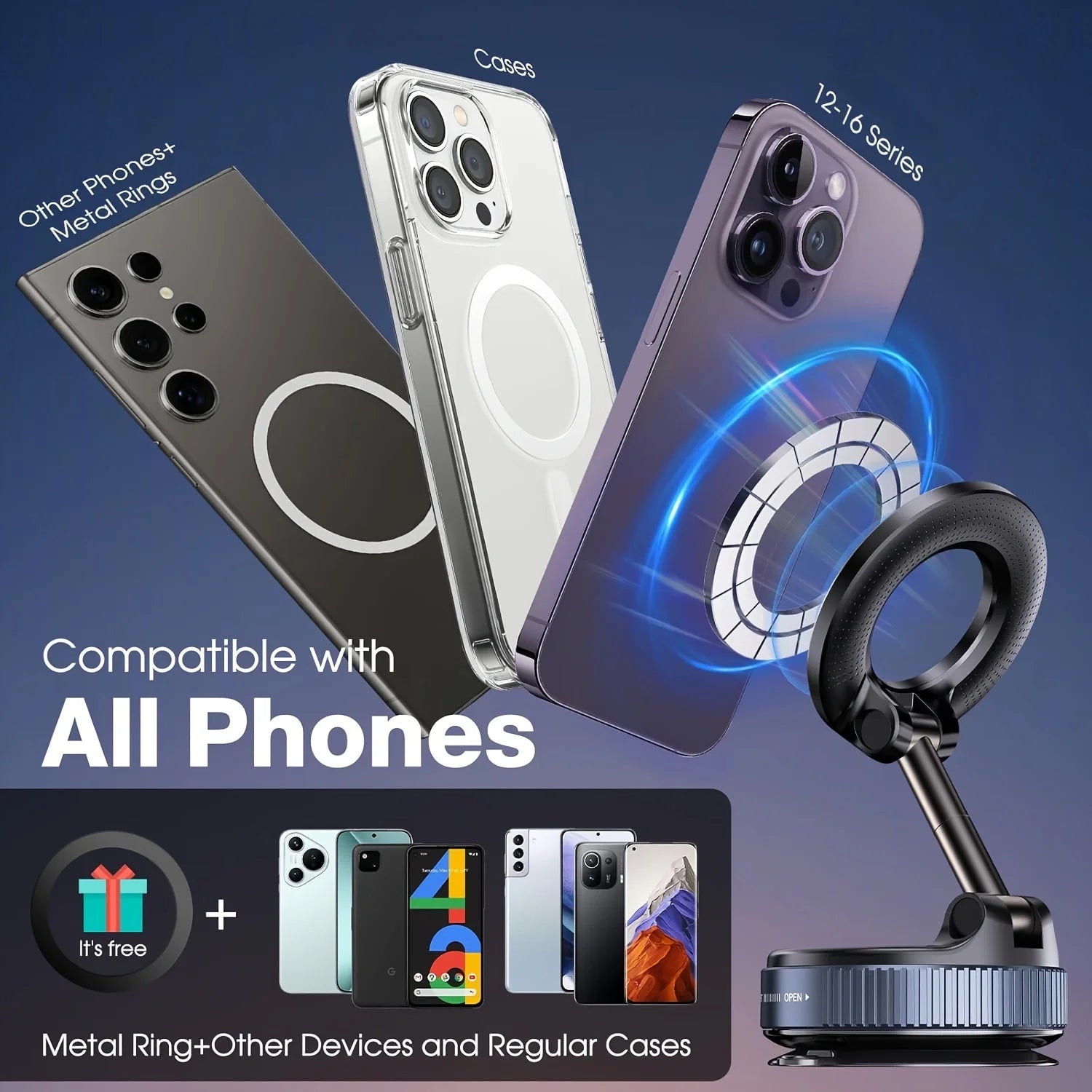 Magnetic Gym Phone Holder NNOS