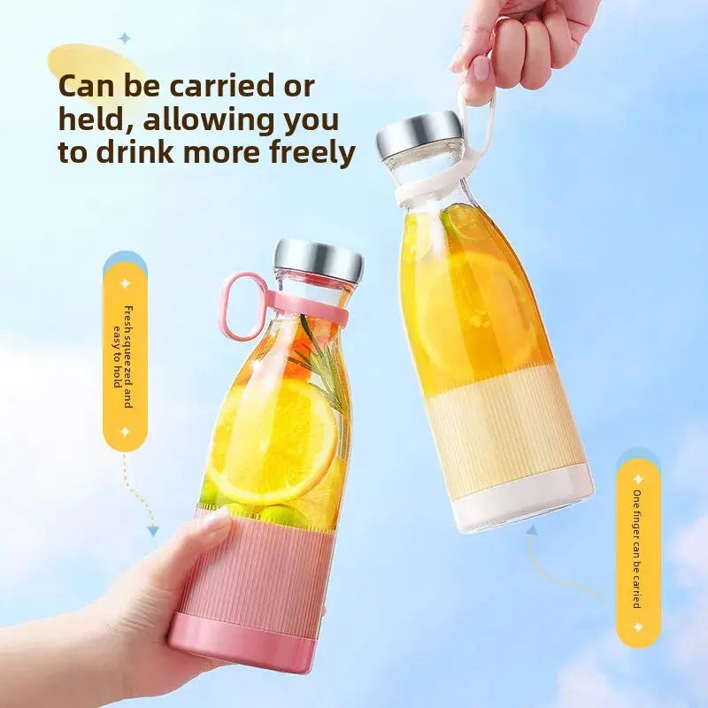 Electric Juicer Rechargeable Fresh Fruit Juicer USB Portable Juice Cup Handheld Smoothie Machine Mini Juice Blender Kitchen NNOS