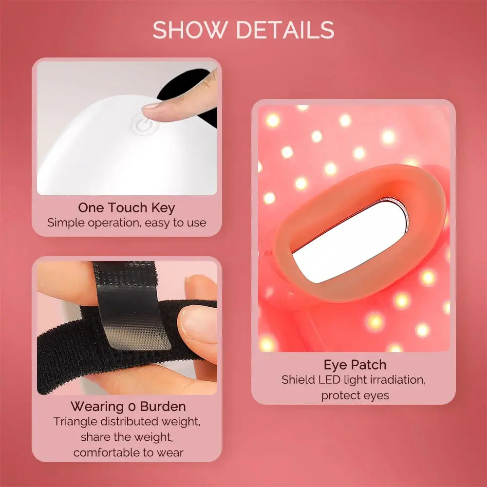 LED Beauty Mask 7 Colors – Anti-Aging Red Light Skin Care Therapy NNOS