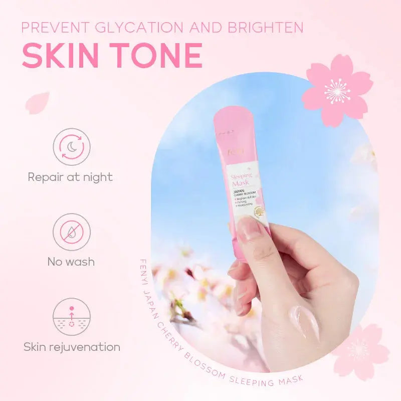 6Pcs and 9Pcs Sakura Skin Care Set – Face Cream, Serum, Toner & Cleanser Gift Box NNOS