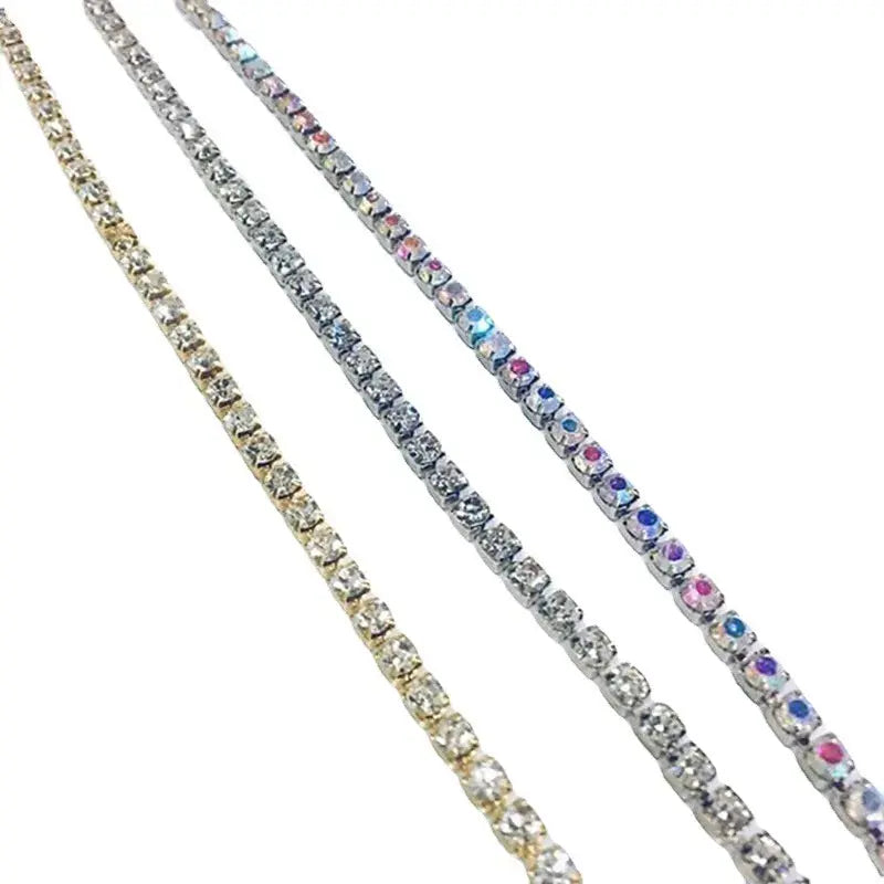 Rhinestone Thigh Chain Women Pendants Leg Chain Body Jewelry Beach Style Gift Bohemian Gold Silver Color Metal Beaded NNOS