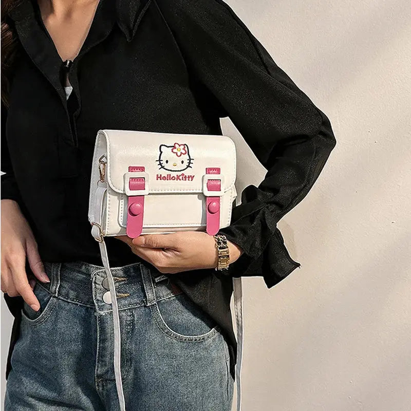 Luxury Sanrio Anime Crossbody Bag – Hello Kitty, My Melody, Kuromi & Cinnamoroll Designer-Inspired Purse for Girls & Women – Cute Gift-Ready Handbag NNOS