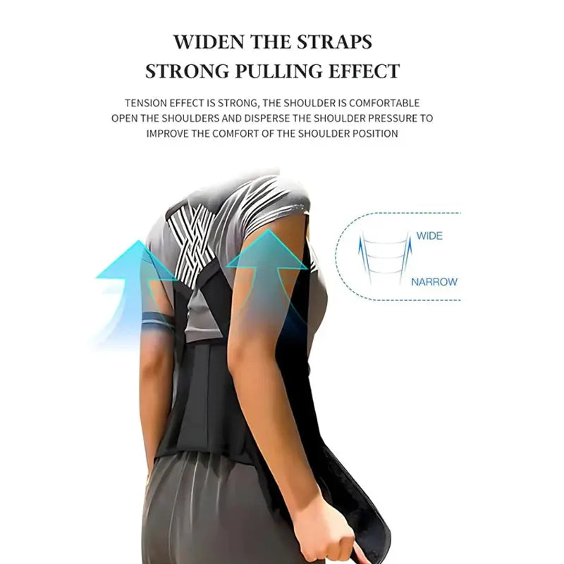 Unleash Your Confidence: The Breathable Back Posture Corrector for Women & Kids NNOS