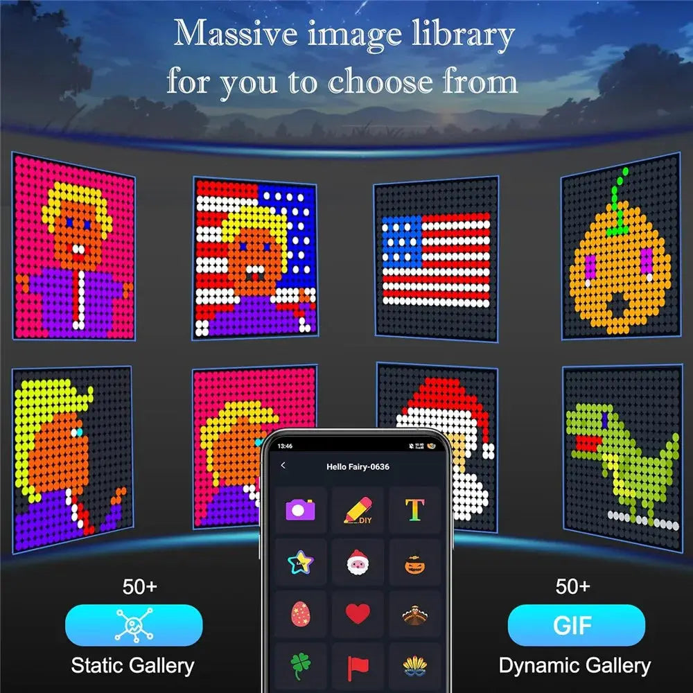 800 LED RGB Smart Curtain Lights – LED Party Lights with Music Sync, App & Remote Control NNOS
