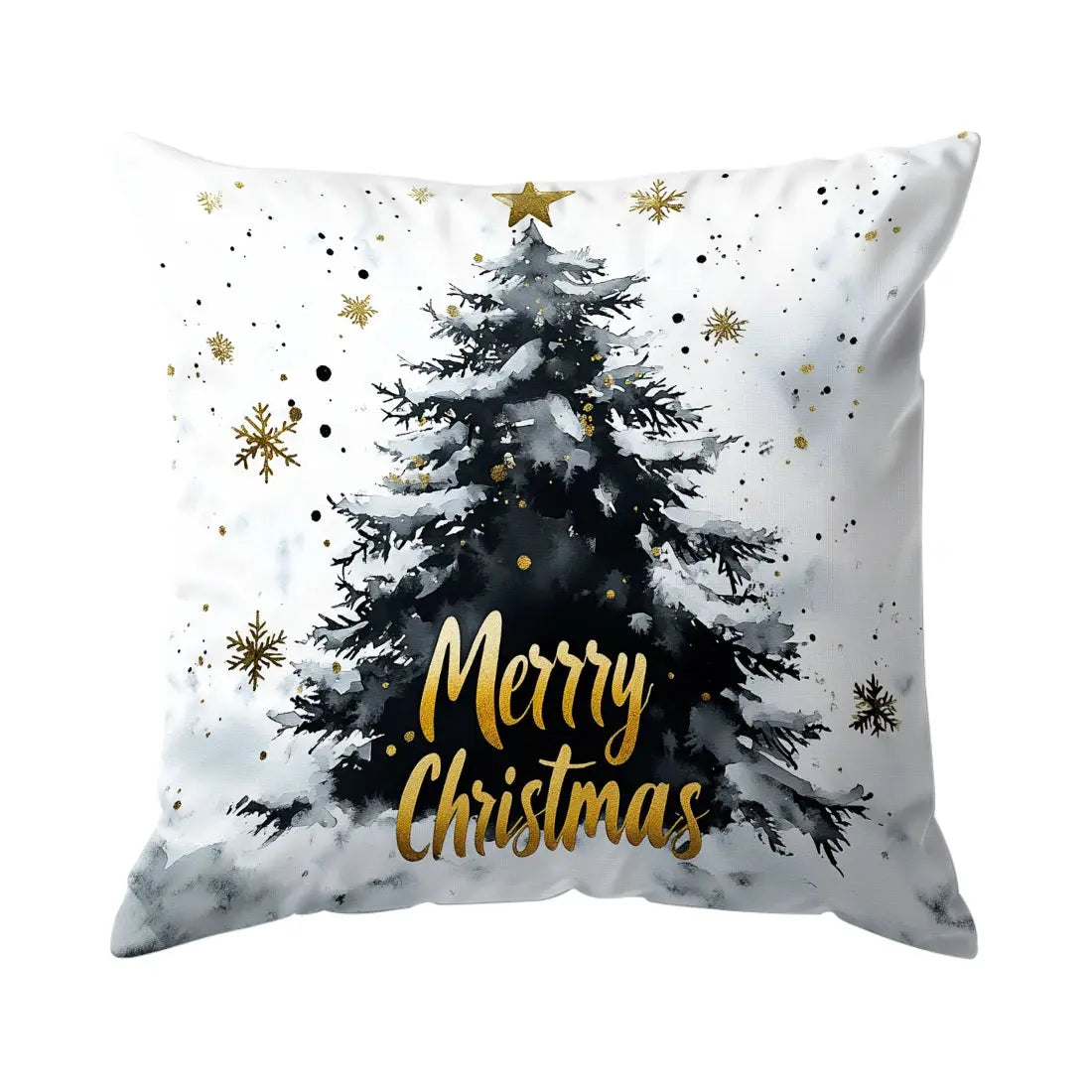 Christmas Snowflakes Cushions Pillowcase Polyester Cushion Cover Throw Pillow Sofa Decoration Pillowcover Home Decor NNOS