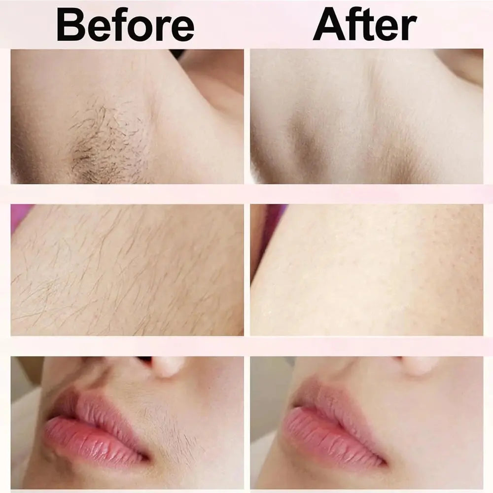Portable Electric Razor for Women 2-in-1 Bikini Trimmer Facial Mustache Shaver Painless Epilator for Body Underarms Legs NNOS