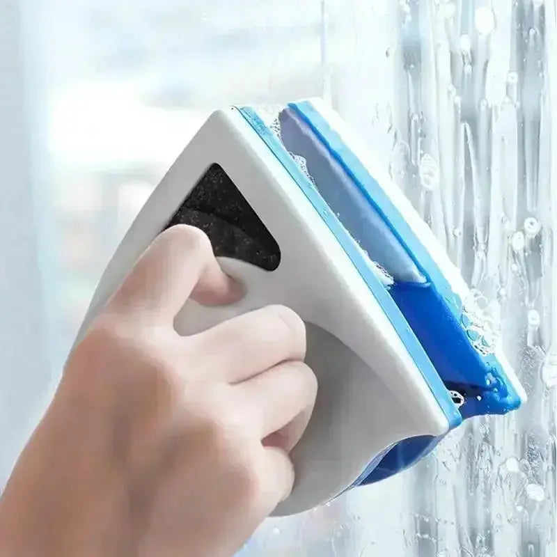 Magnetic Dual-Sided Window Cleaner Brush for Residential and High-Rise Applications with Powerful Magnet Technology
