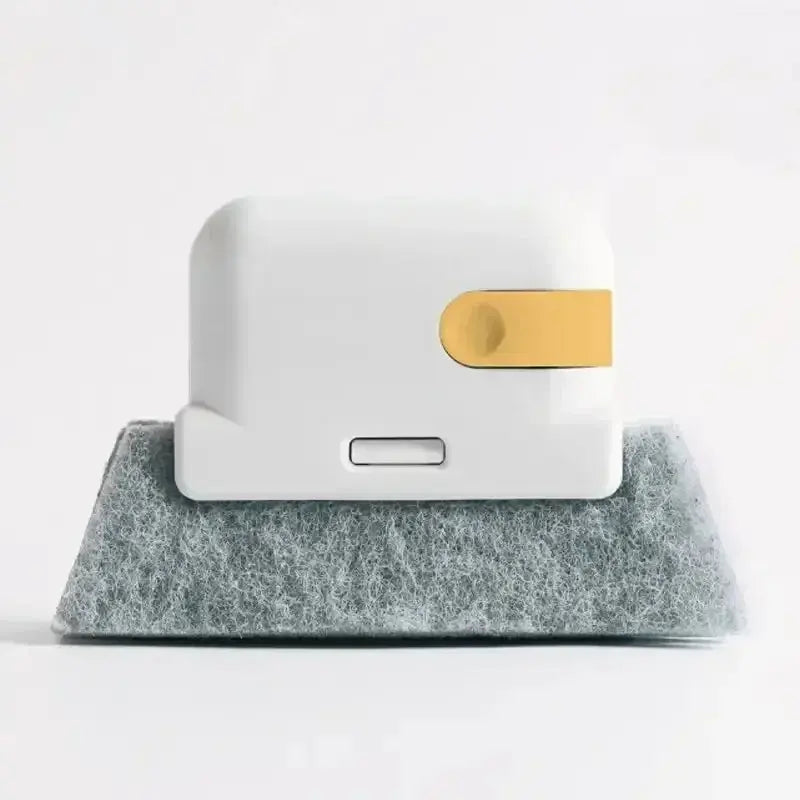 2-in-1 Window Cleaning Brush for Frames and Sliding Door Tracks - Removable Crevice Cleaning Tool