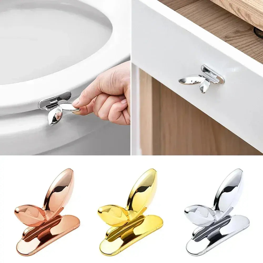Toilet Lid Lifting Device Lid Lifter Toilet Seat Lifter Toilet Lid Handle Bathroom Supplies Multifunctional ABS Practical NNOS