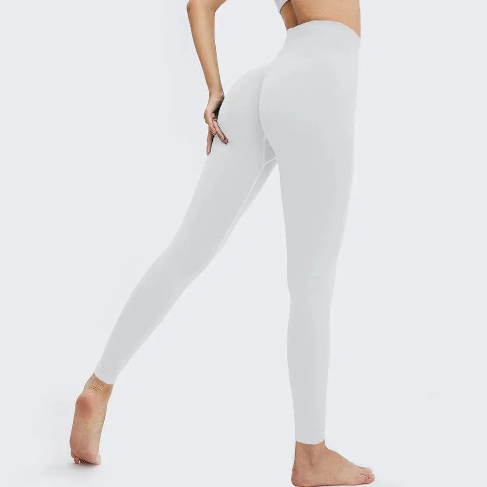 High Waist Seamless Push Up Sport Leggings for Women Stretchy Peach Butt Yoga Pants Tummy Control Gym Workout Fitness Tights NNOS