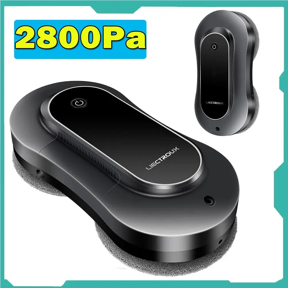 YW810 Advanced Robot Window Cleaner - 2800Pa Suction Power, Dual Water Spray, Dry/Wet Mopping, AI Navigation, Brushless Motor, Remote and App Control