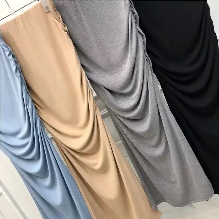 Korean Fashion Slim Fit Fishtail Skirt – Sexy Pleated Split Autumn Outfit NNOS