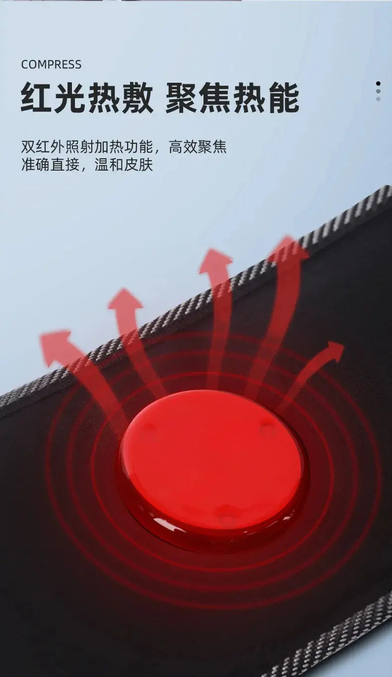 Intelligent Vibration Massage Belt Waist Massager Hot Compress Moxibustion Lazy Body Fat Remover NNOS