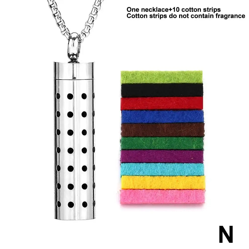 Aromatherapy Jewelry Pendant Flowers Pattern Hollow Out Perfume Lockets Essential Oil Diffuser Necklace NNOS