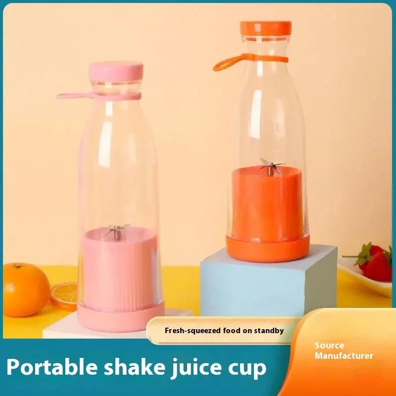 Portable Rechargeable Mini Electric Juicer Cup with 6 USB Power Supply for Home Juice Coke Cup NNOS