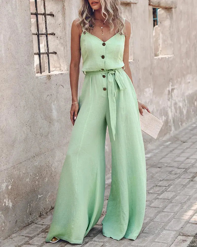Solid Elegant 2025 Women’s Jumpsuit NNOS