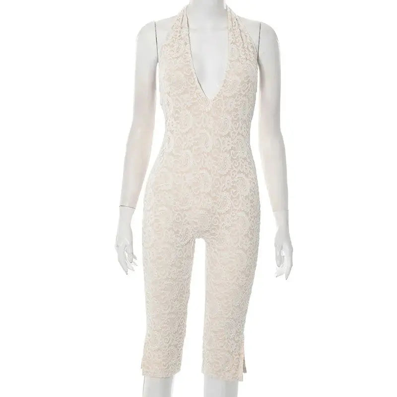 Avrilyaan Lace Bodycon Jumpsuit 2025 NNOS