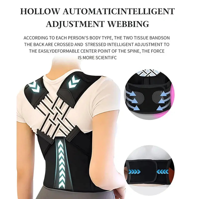 Unleash Your Confidence: The Breathable Back Posture Corrector for Women & Kids NNOS