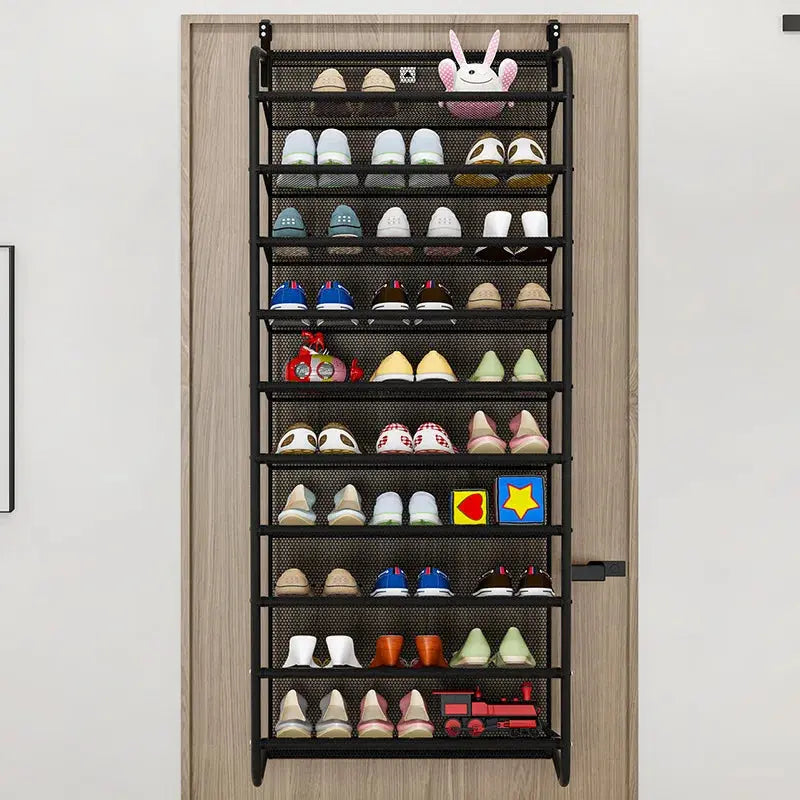Household dustproof storage shoe cabinet simple wall mounted energy-saving shoe rack behind dormitory door multi-layer assembled NNOS