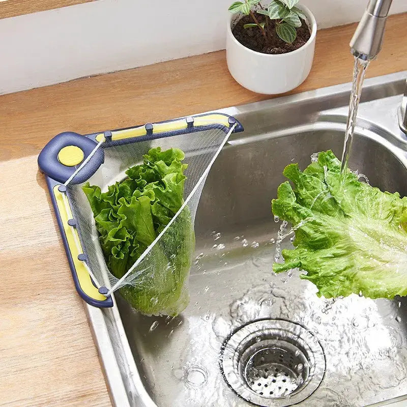 Kitchen Sink Filter Net Triangular Leftovers Strainer Mesh Anti-Clogging Disposable Residue Separation Hanging Bag Drain Tools NNOS