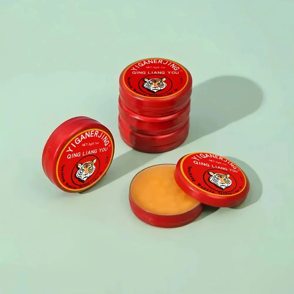 5/10/30pcs  Yiganerjing Qingliangyou Tiger Essential Balm Oil 3g NNOS