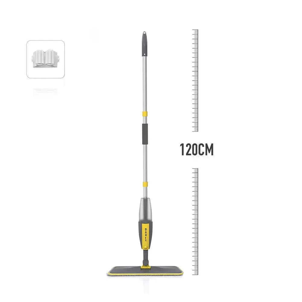 Magic Floor Cleaning Sweeper Brooms With Microfiber Pads 360° Rotation Flat Spray Floor Mop Broom For Cleaning Home Spin Mop NNOS