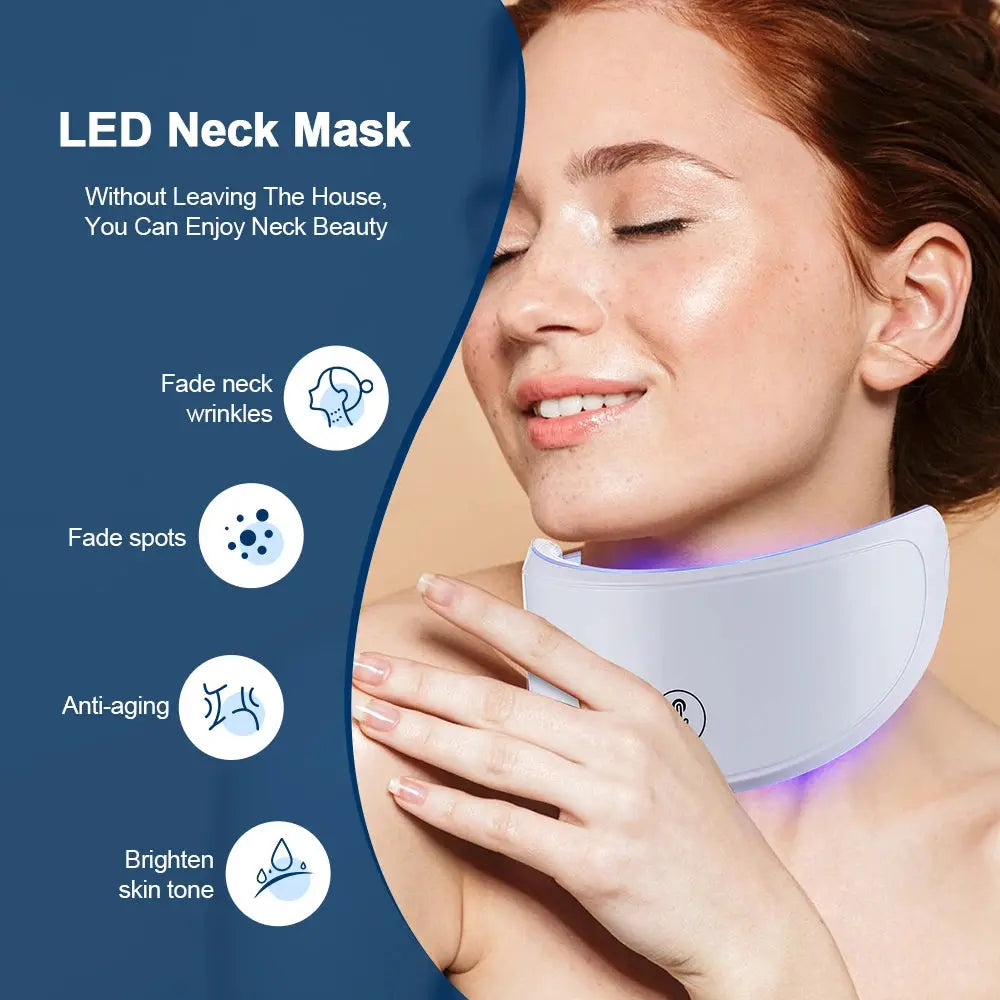 LED Beauty Mask 7 Colors – Anti-Aging Red Light Skin Care Therapy NNOS