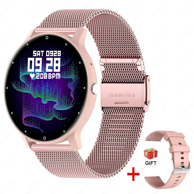 Fashion Smart Watch Full Touch Screen Sports Fitness Tracker IP68 Waterproof Bluetooth Smartwatch for Men Women NNOS
