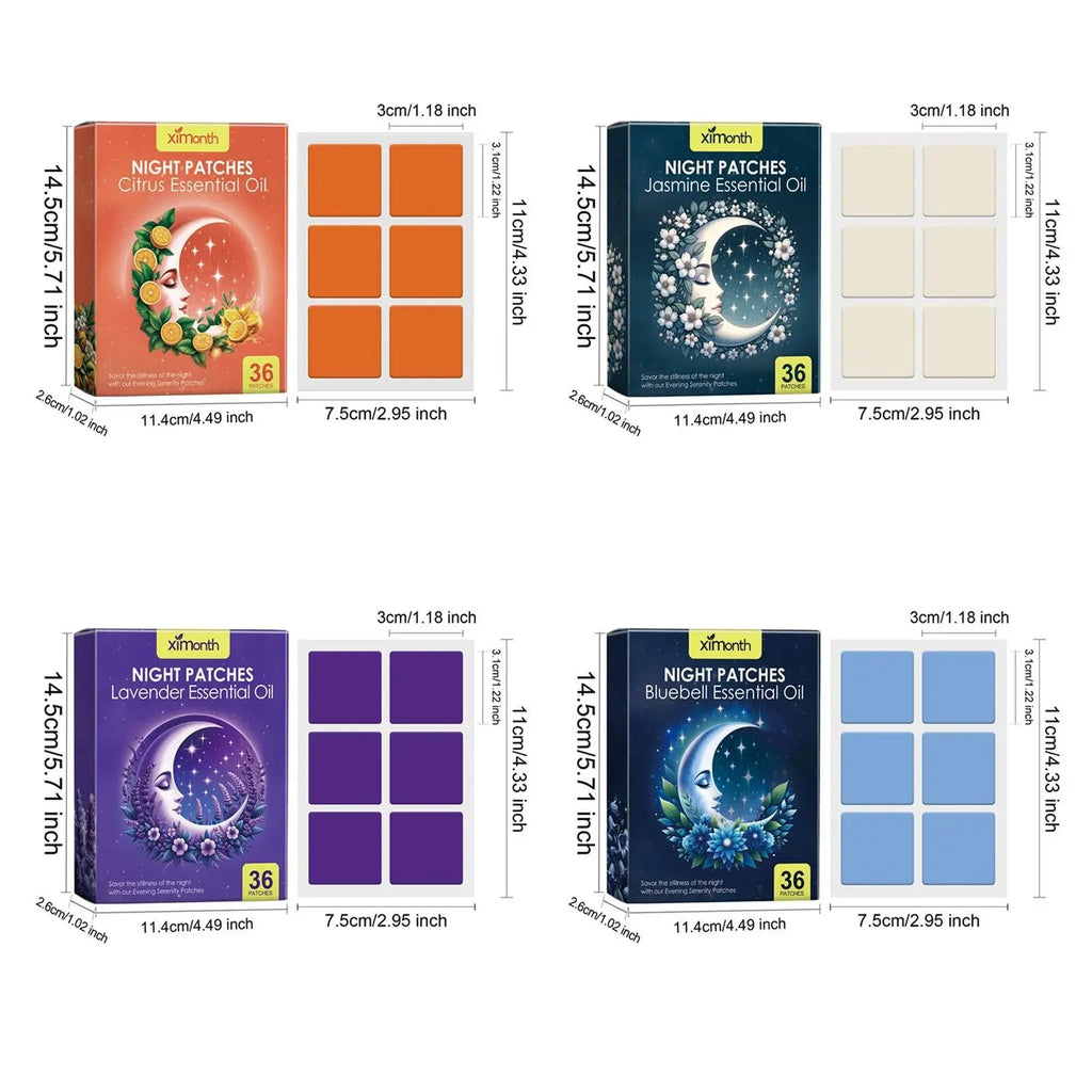 Lavender Sleep Patches – Natural Aid to Relieve Stress, Anxiety & Insomnia NNOS