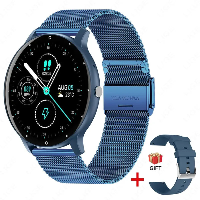 Fashion Smart Watch Full Touch Screen Sports Fitness Tracker IP68 Waterproof Bluetooth Smartwatch for Men Women NNOS