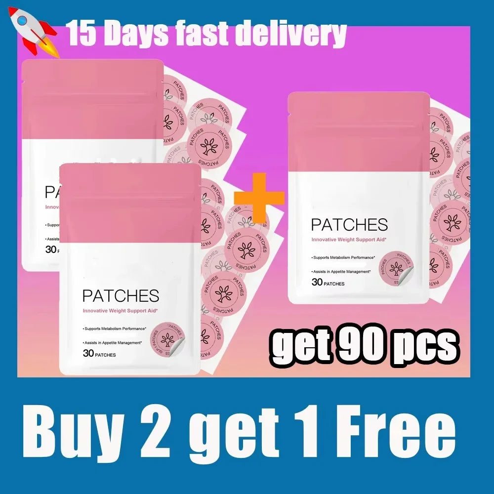 Body Patch, 30 Patches for Appetite Control & Metabolism Support, Plant - based Formula NNOS