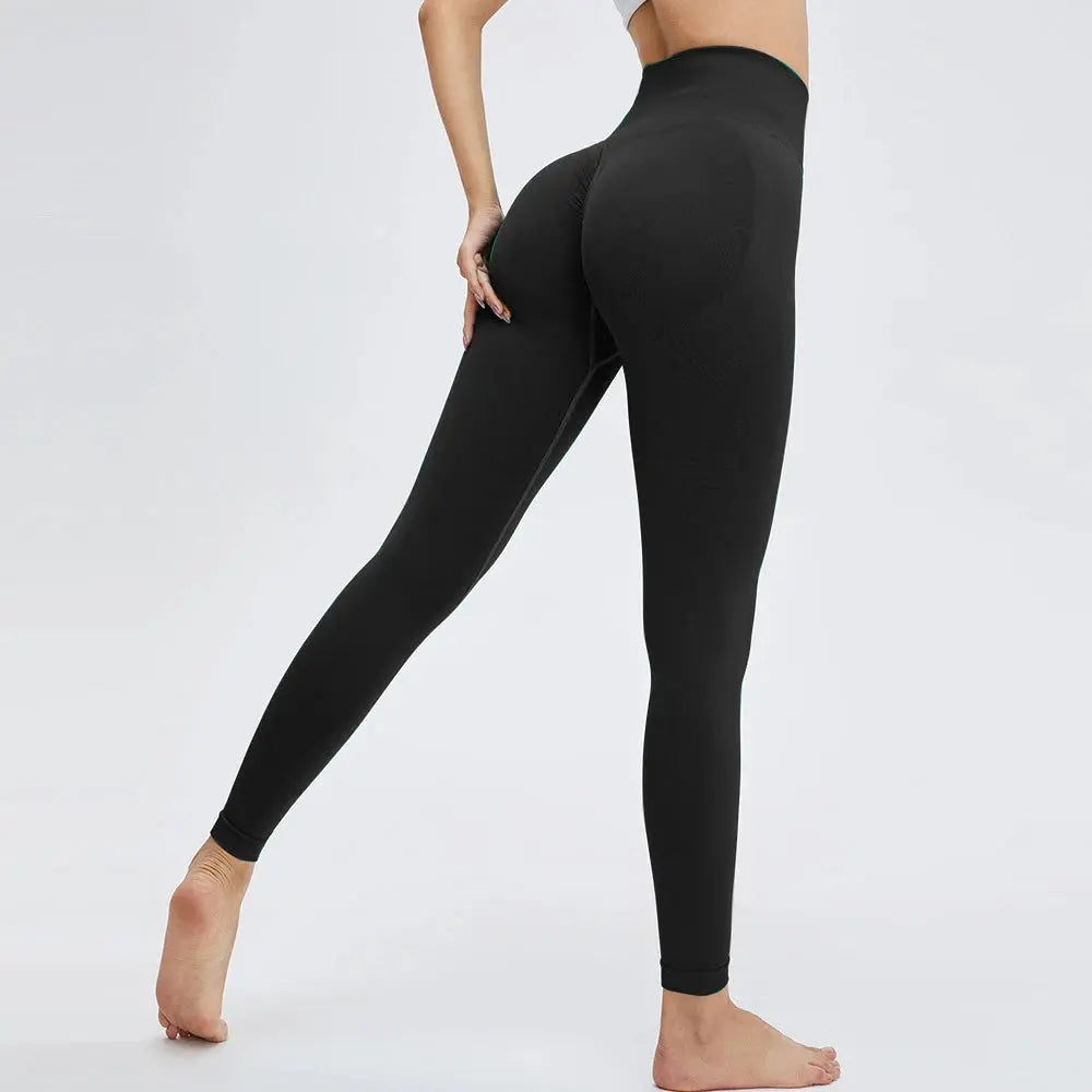 High Waist Seamless Push Up Sport Leggings for Women Stretchy Peach Butt Yoga Pants Tummy Control Gym Workout Fitness Tights NNOS