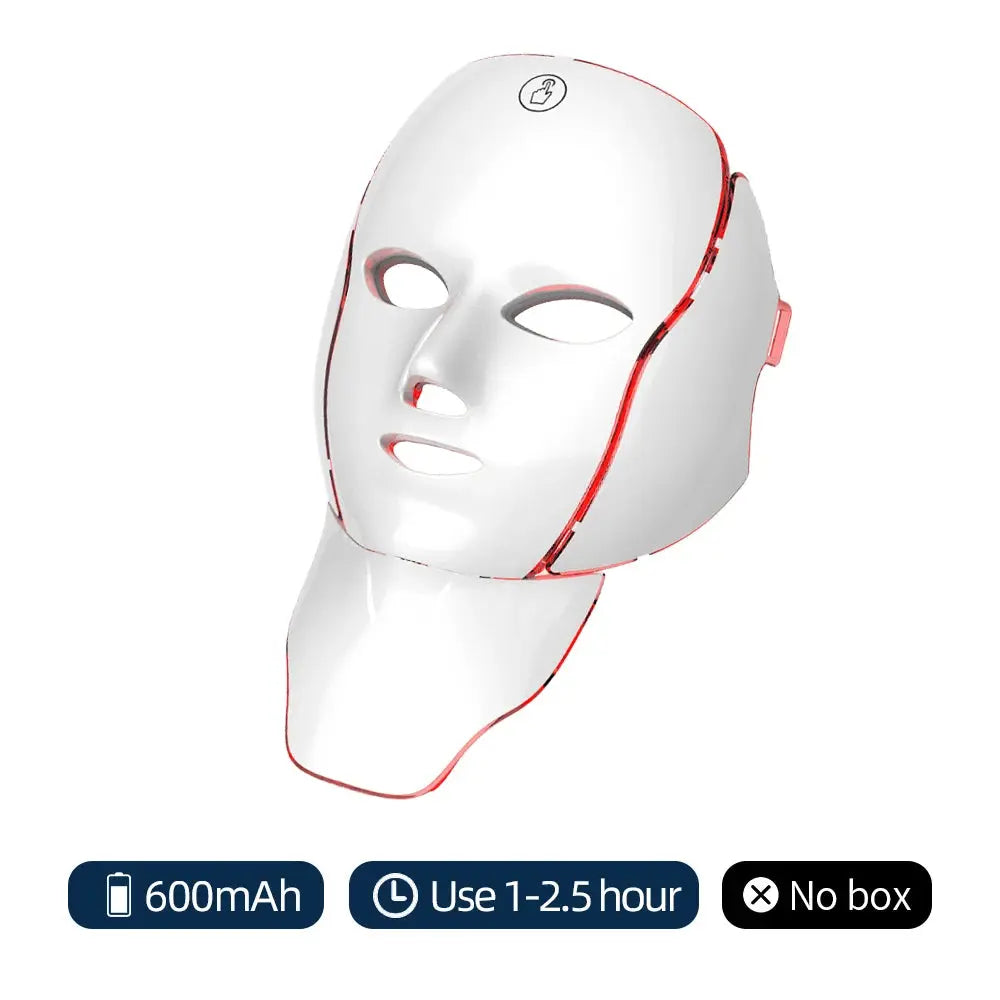 LED Beauty Mask 7 Colors – Anti-Aging Red Light Skin Care Therapy NNOS