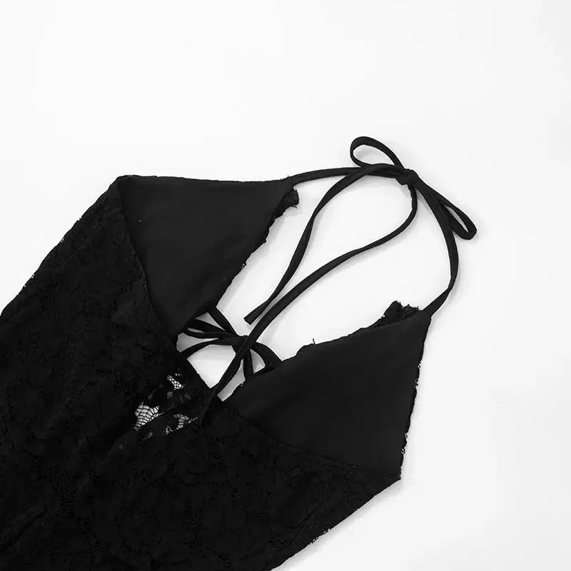 Blifanbo Lace Ruffled Jumpsuit NNOS