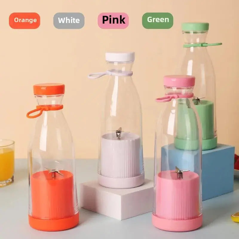 Portable Rechargeable Mini Electric Juicer Cup with 6 USB Power Supply for Home Juice Coke Cup NNOS