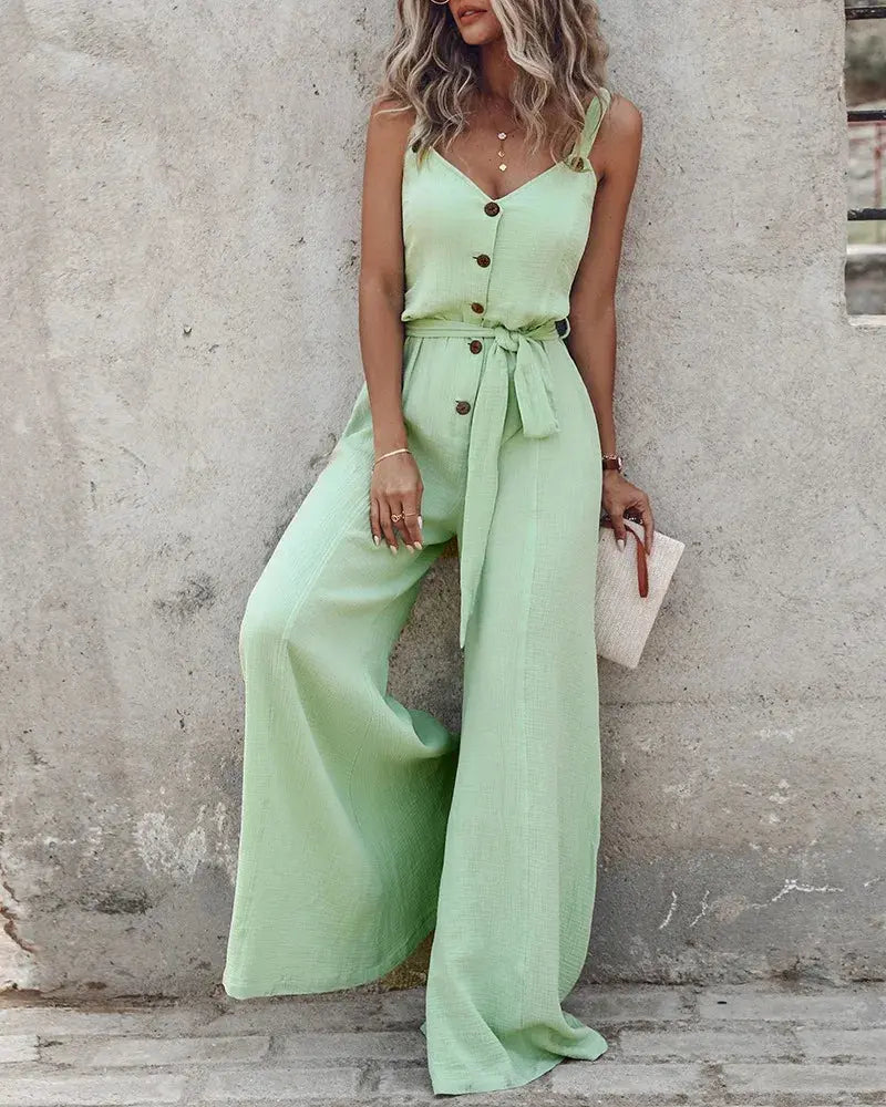 Solid Elegant 2025 Women’s Jumpsuit NNOS