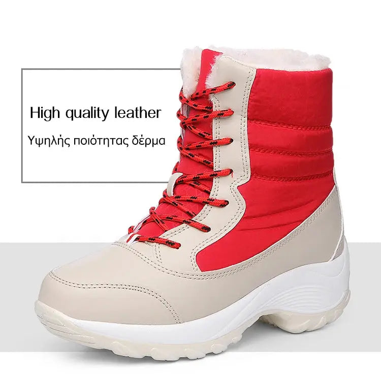 Snow Boots Women New Ladies Shoes Platform Shoes Woman Flat Keep Warm Boots Ladies Casual Plush Botas Mujer Winter Shoes Women NNOS