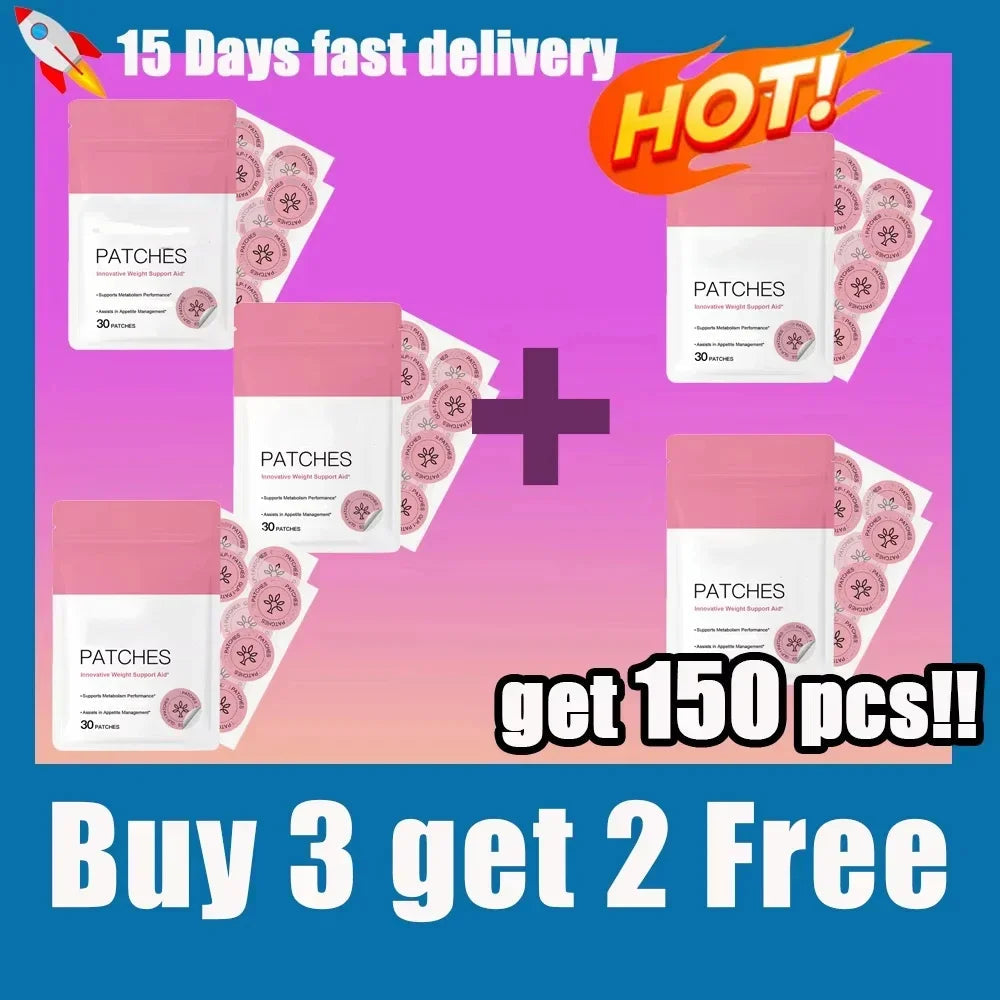Body Patch, 30 Patches for Appetite Control & Metabolism Support, Plant - based Formula NNOS