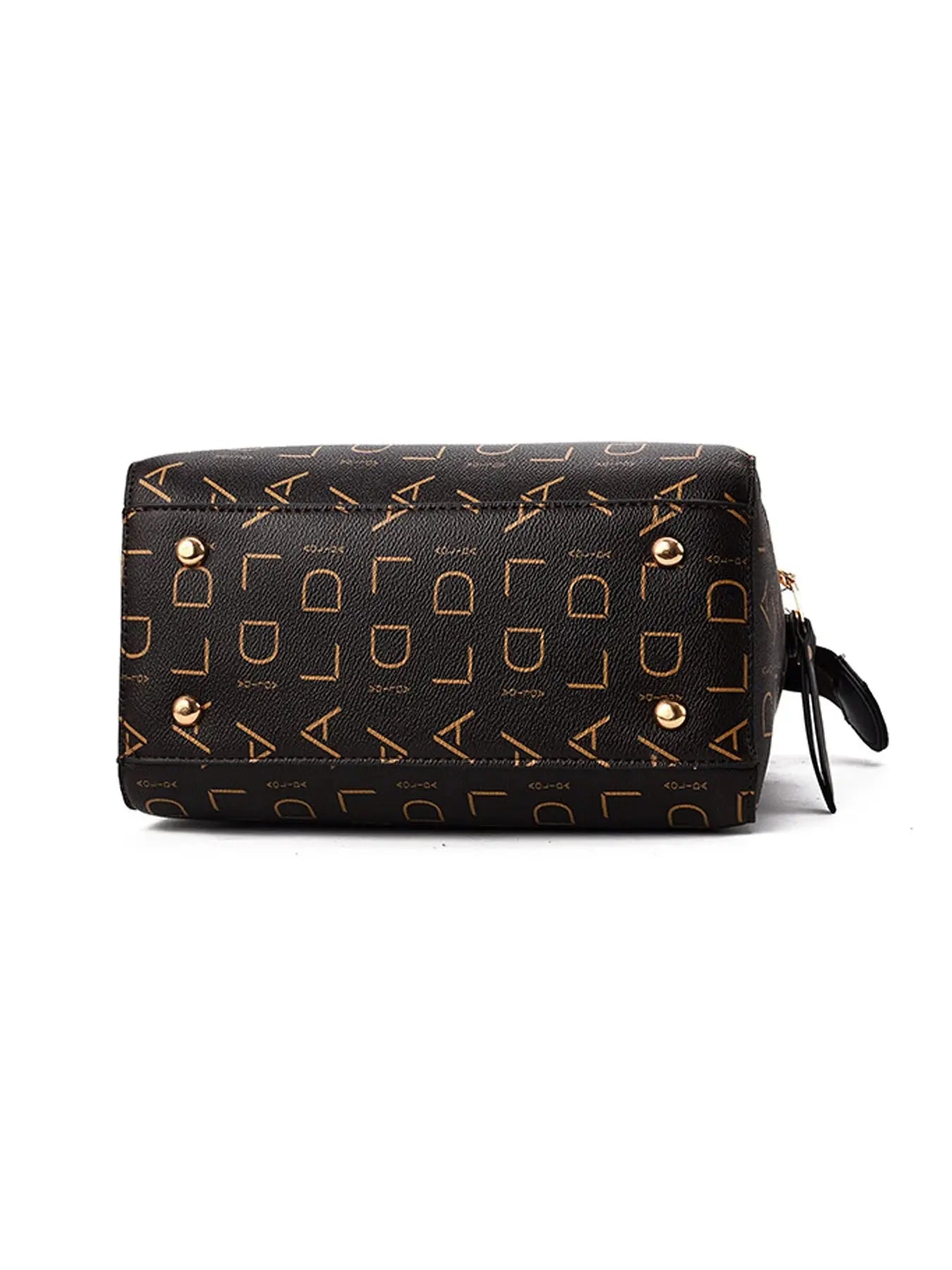 Elegant PU Leather Women’s Handbag – Designer Style with English Letter Emboss, Tassel Accent & Large Shoulder Carry NNOS