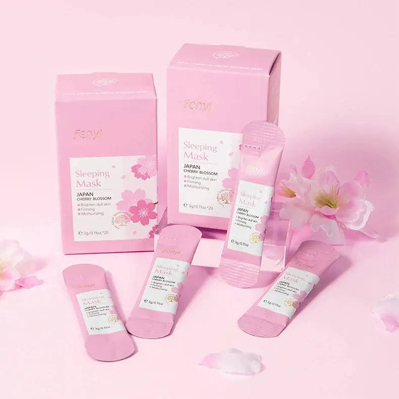 6Pcs and 9Pcs Sakura Skin Care Set – Face Cream, Serum, Toner & Cleanser Gift Box NNOS