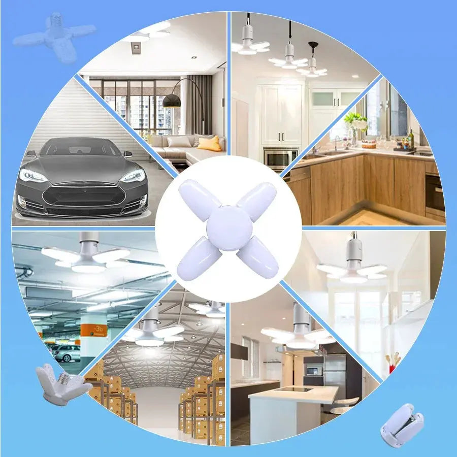 Brighten Any Room with the Foldable LED Bulb Light – Ultra Versatile and Energy-Efficient! NNOS