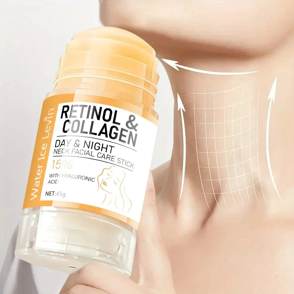 Retinol and Collagen Facial Neck Cream, Lifting Neck, Firming and Moisturizing Skin, Powerful Moisturizing Neck and Facial Skin, Brightening Neck Texture NNOS