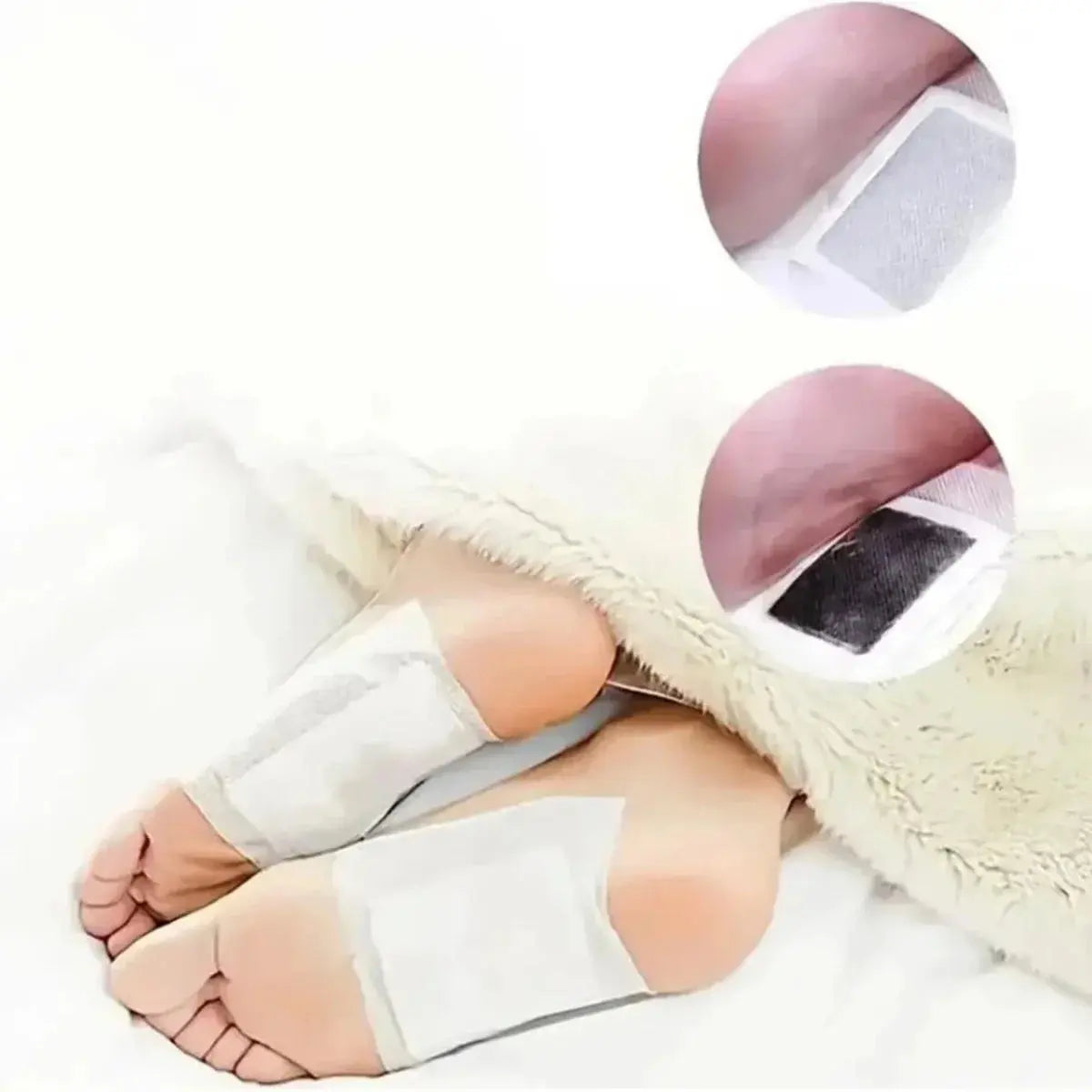 Bamboo & Ginger Foot Pads (50 Pack) – Detox, Moisturize & Relax Naturally NNOS