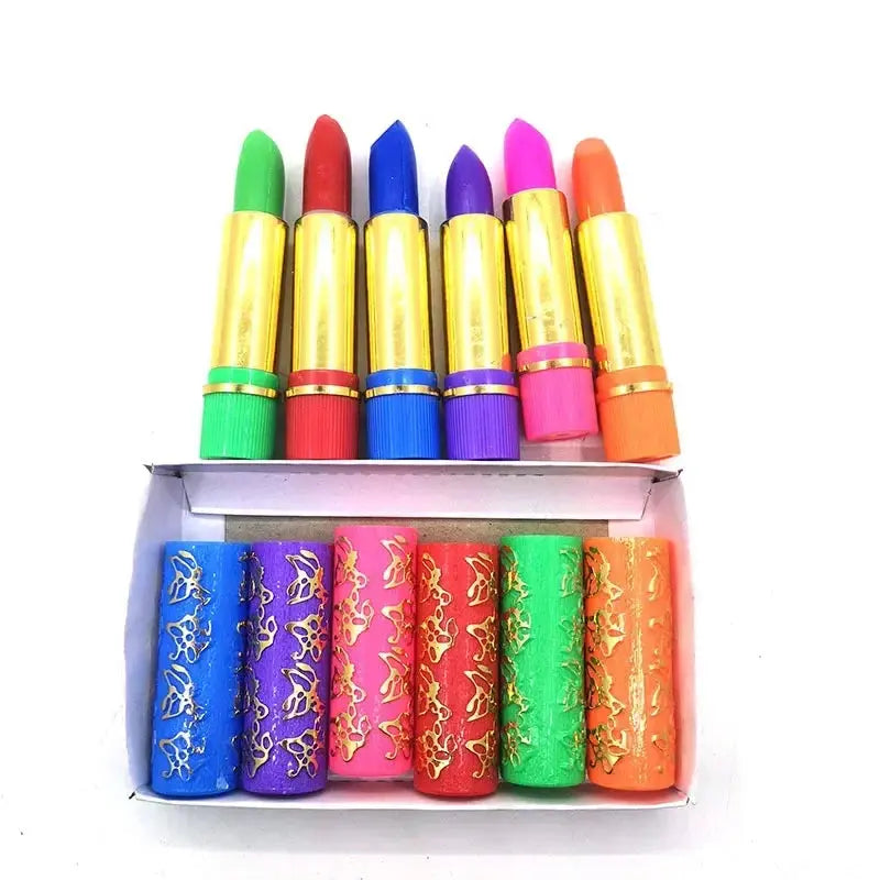 6PCS/Box Lipstick Dark Green Magic Lipgloss Lipstick Long Lasting Waterproof Butterfly Lip Tint Cosmetics Makeup Maquiagem product image