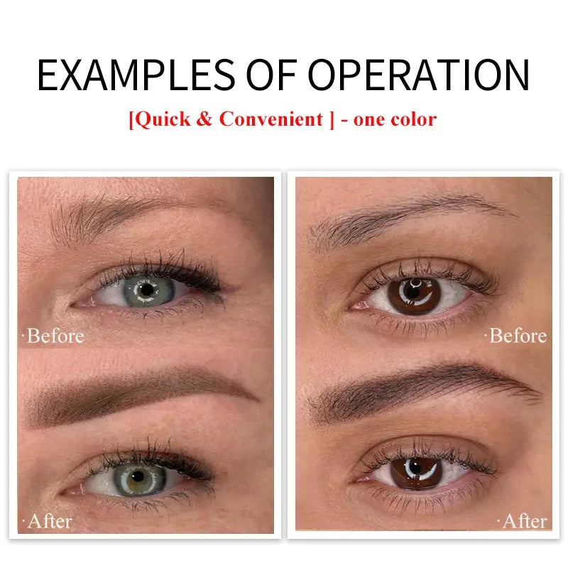 AIMOOSI Henna Eyebrow Tattoo Ink – Professional Microblading Pigment for Eyeliner & Brow Enhancement | 0.1OZ Black Permanent Makeup Ink NNOS