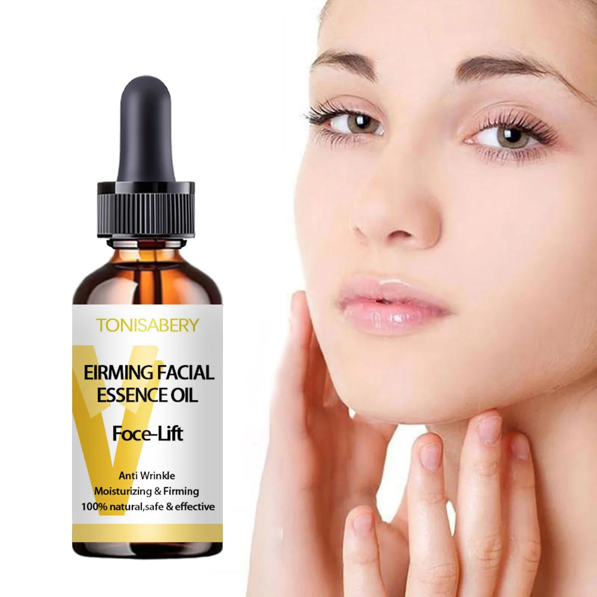 Facial essence instant facial oil V Facial essential oil lifts, tightens, slims, nourishes and protects skin effectively NNOS