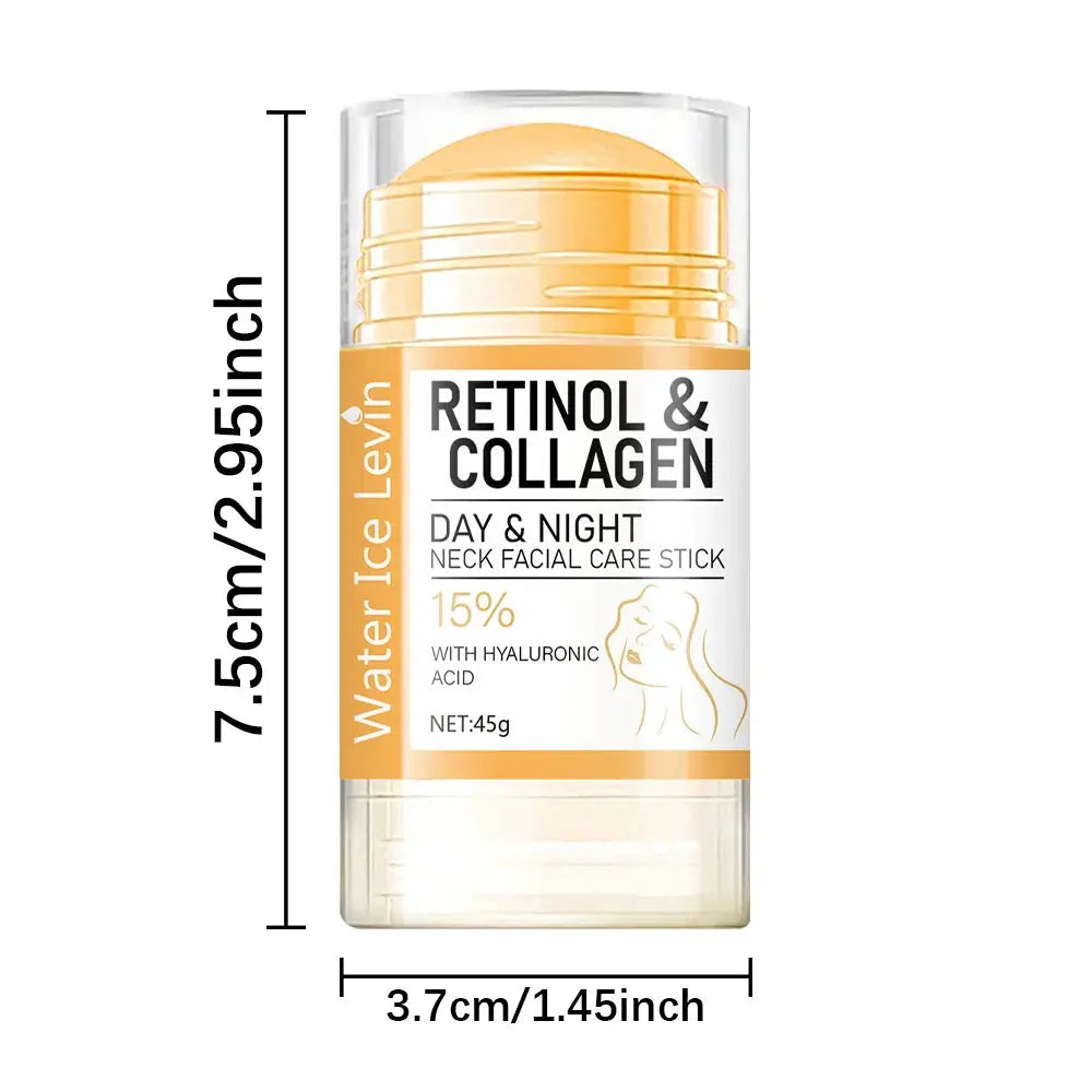 Retinol and Collagen Facial Neck Cream, Lifting Neck, Firming and Moisturizing Skin, Powerful Moisturizing Neck and Facial Skin, Brightening Neck Texture NNOS